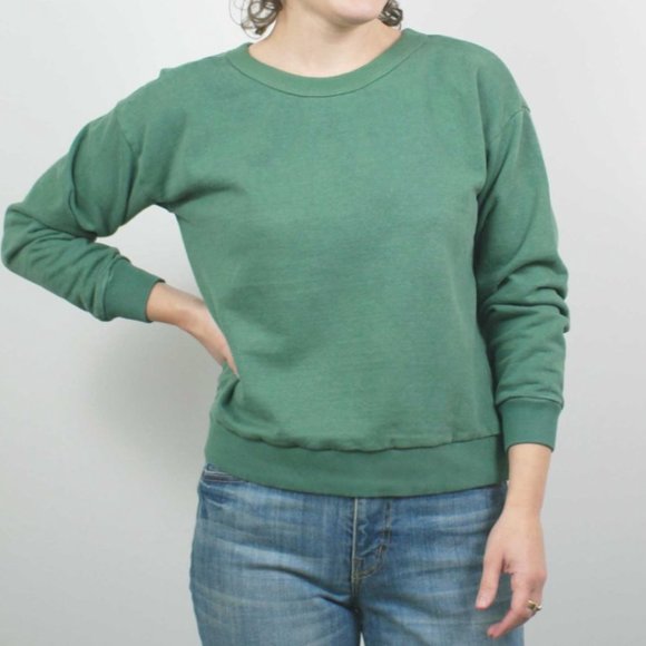 Jungmaven Tops - Jungmaven Laguna Sweatshirt, Spruce Green, XL